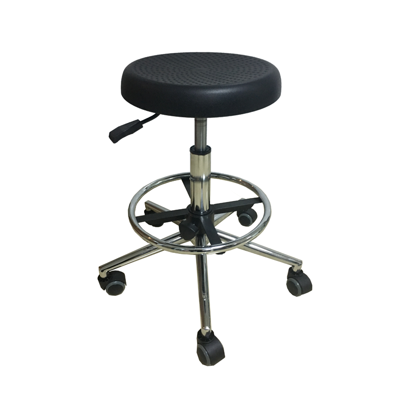 Revolving lab stools with armrest
