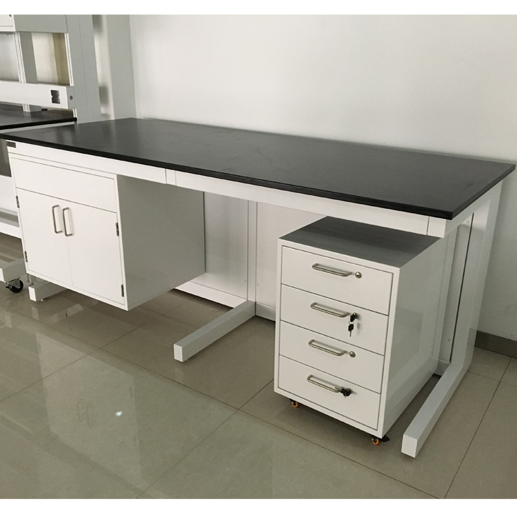 High quality lab furniture steel material chemical resistance lab work tables