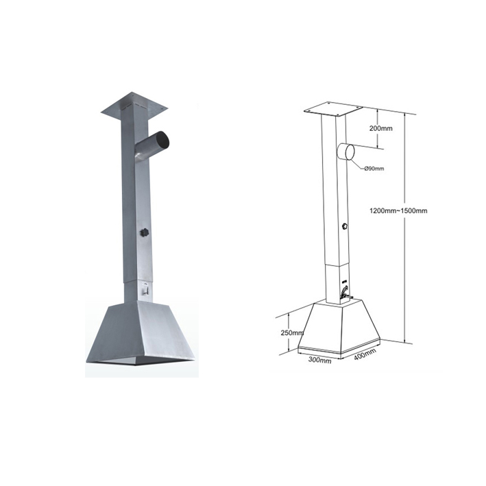 Laboratory Construction Lab Universal Fume Air Extraction Hood Made In China