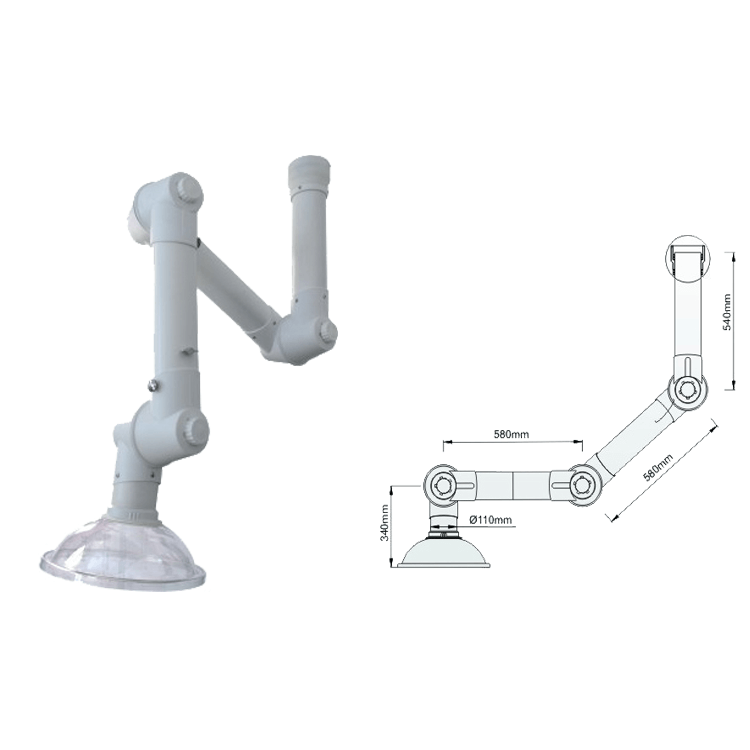 lab furniture Alloy fume extraction hood