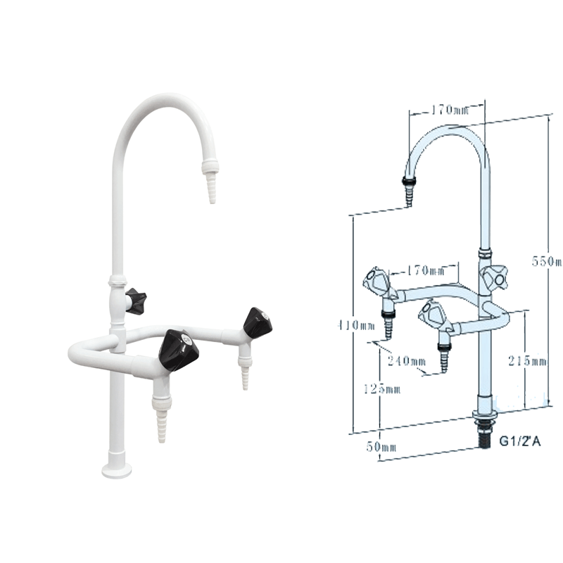 Laboratory Central Bench Lab Bench With Water Faucet