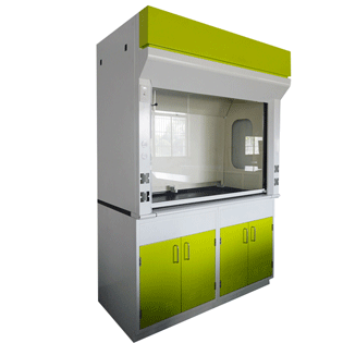 steel laboratory fume hood 		