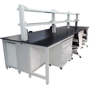 Chemical H-Frame Structure Steel bench
