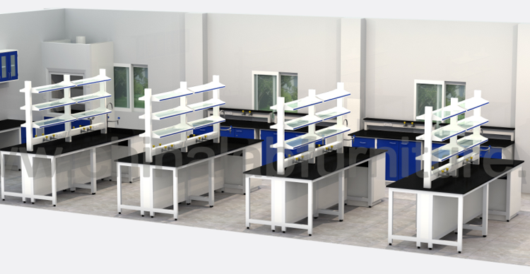 Laboratory furniture 3D Sketch Design