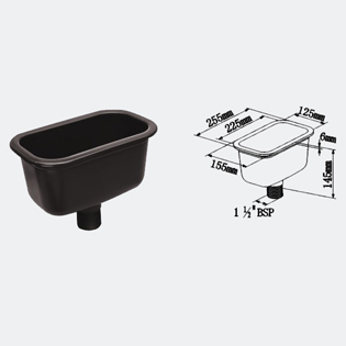 High Quality Laboratory Furniture Lab PP Sink