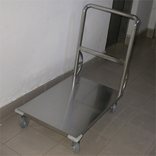 Best Quality 304 Stainless Steel Guardrail Lab Trolley