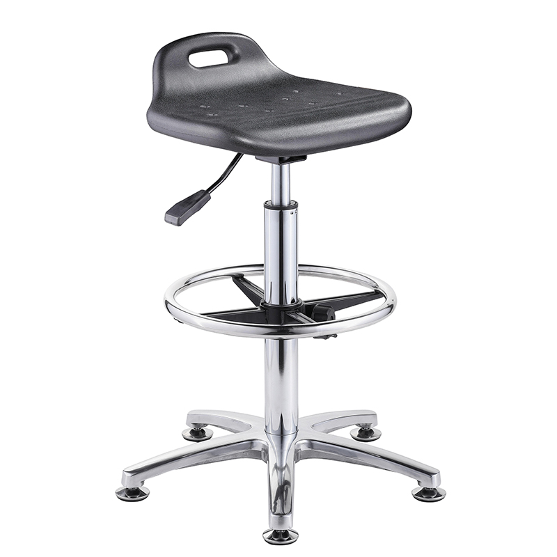 High quality Height adjustable PU cushion lab stool