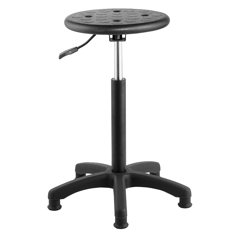 Aluminium alloy & Pu material height adjustable lab chair lab stool