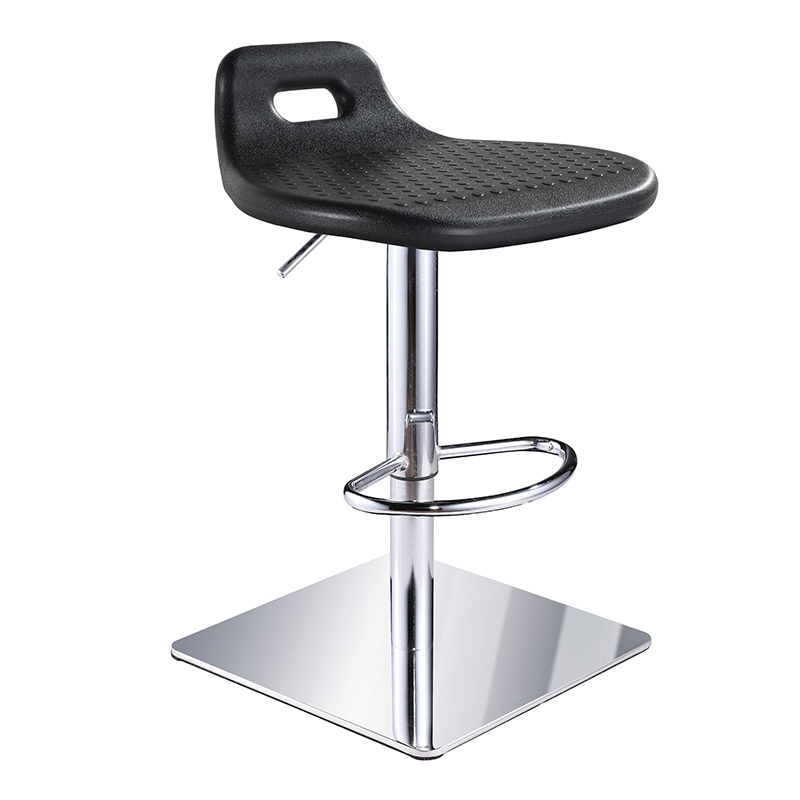 Arowyn Backed Adjustable Height Lab Stool with Wheels