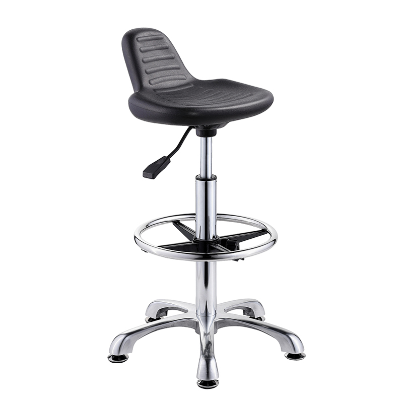 Lift and swivel office chair lab stool withour armrest and castor